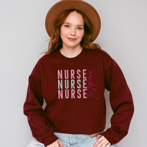 Personalized Nurse Sweater
