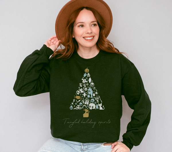 Ugly quishmallows slayer Christmas sweater, 'christmas sweater, mixed holidays, Tangled Holiday Spirits