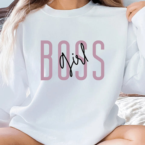 Boss Girl crewneck Sweatshirt